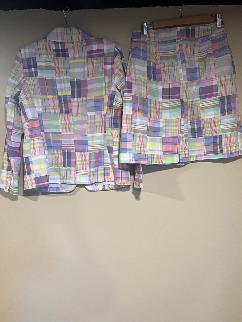 Brooks Brothers Pastel Plaid Blazer in Pink, Lavender, Mint, Yellow, Blue - Picture 4 of 4